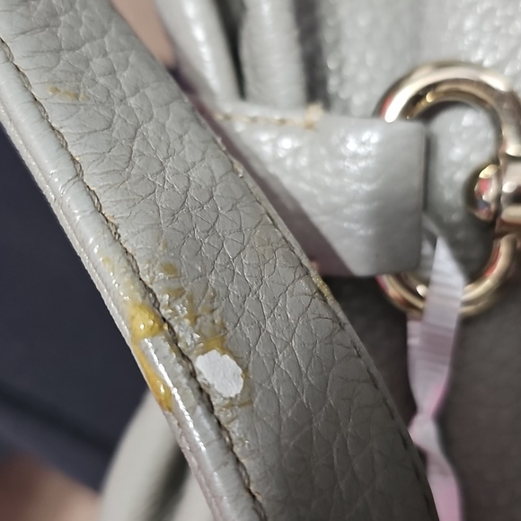 Dooney & Bourke Pebble Grain Logo Lock Sac in color gray - Picture 16 of 16